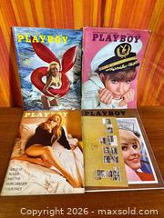 MaxSold Auction: 4 x Vintage Playboys Magazines - Hamilton (Ontario, Canada) SELLER MANAGED Estate Sale Online Auction - Gertrude Street