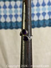 MaxSold Auction: Amethyst on 925 Sterling Silver Wrap Ring - Hamilton (Ontario, Canada) SELLER MANAGED Estate Sale Online Auction - Gertrude Street