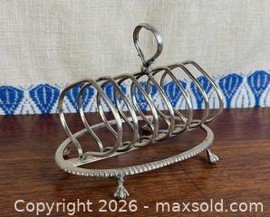 MaxSold Auction: Antique Silver-Plated Toast Rack - Hamilton (Ontario, Canada) SELLER MANAGED Estate Sale Online Auction - Gertrude Street