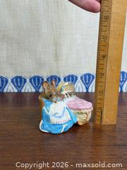 MaxSold Auction: BESWICK - Beatrix Potter Pottery Figurine, Hunca Munca Mouse with Cradle - Hamilton (Ontario, Canada) SELLER MANAGED Estate Sale Online Auction - Gertrude Street
