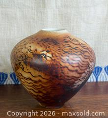 MaxSold Auction: Horsehair Raku Ceramic Vase. - Hamilton (Ontario, Canada) SELLER MANAGED Estate Sale Online Auction - Gertrude Street