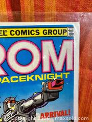 MaxSold Auction: Marvel Comic Key #1 ROM Spaceknight - Hamilton (Ontario, Canada) SELLER MANAGED Estate Sale Online Auction - Gertrude Street