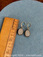MaxSold Auction: Moonstone Drop Earrings on Sterling Silver - Hamilton (Ontario, Canada) SELLER MANAGED Estate Sale Online Auction - Gertrude Street