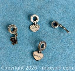 MaxSold Auction: PANDORA Sterling Silver Charms (x4) - A - Hamilton (Ontario, Canada) SELLER MANAGED Estate Sale Online Auction - Gertrude Street