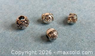MaxSold Auction: PANDORA Sterling Silver Charms (x4) - B - Hamilton (Ontario, Canada) SELLER MANAGED Estate Sale Online Auction - Gertrude Street