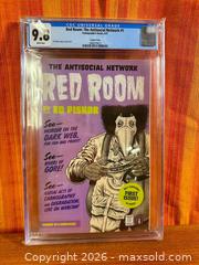 MaxSold Auction: Red Room #1 Graded Slabbed Comic CGC 9.8 - Hamilton (Ontario, Canada) SELLER MANAGED Estate Sale Online Auction - Gertrude Street