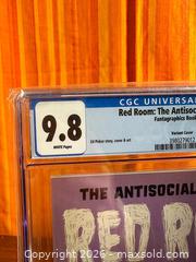 MaxSold Auction: Red Room #1 Graded Slabbed Comic CGC 9.8 - Hamilton (Ontario, Canada) SELLER MANAGED Estate Sale Online Auction - Gertrude Street