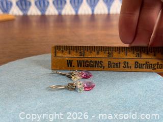 MaxSold Auction: Sterling Silver Heart Shaped Briolette with Fringe - Duster Artisan Earrings - Hamilton (Ontario, Canada) SELLER MANAGED Estate Sale Online Auction - Gertrude Street