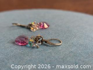 MaxSold Auction: Sterling Silver Heart Shaped Briolette with Fringe - Duster Artisan Earrings - Hamilton (Ontario, Canada) SELLER MANAGED Estate Sale Online Auction - Gertrude Street