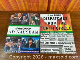 MaxSold Auction: The Onion Collected Humor Trade Paperbacks - Hamilton (Ontario, Canada) SELLER MANAGED Estate Sale Online Auction - Gertrude Street