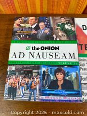 MaxSold Auction: The Onion Collected Humor Trade Paperbacks - Hamilton (Ontario, Canada) SELLER MANAGED Estate Sale Online Auction - Gertrude Street