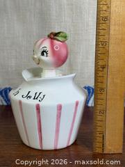 MaxSold Auction: Vintage Lefton Pixieware Jam N Jelly Jar - Hamilton (Ontario, Canada) SELLER MANAGED Estate Sale Online Auction - Gertrude Street