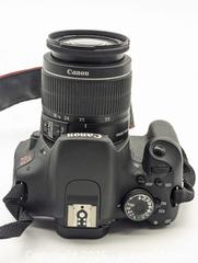 MaxSold Auction: Canon EOS Rebel T3i Camera with 18-55mm Canon Lens w/ 3 Batteries & Battery Charger - Cobourg (Ontario, Canada) SELLER MANAGED Moving Online Auction - Burnham Street