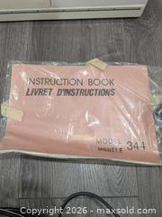 MaxSold Auction: Janome Sewing Machine (Model: 344 LX) - Cobourg (Ontario, Canada) SELLER MANAGED Moving Online Auction - Burnham Street