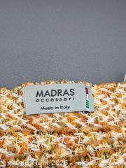 MaxSold Auction: Madras Accessori Italian Made Retro Coloured Throw Blanket with Fringe - Cobourg (Ontario, Canada) SELLER MANAGED Moving Online Auction - Burnham Street