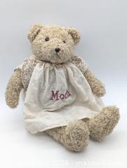 MaxSold Auction: "Mom" Teddy Bear with Eyelet Lace Dress - Cobourg (Ontario, Canada) SELLER MANAGED Moving Online Auction - Burnham Street