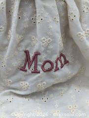 MaxSold Auction: "Mom" Teddy Bear with Eyelet Lace Dress - Cobourg (Ontario, Canada) SELLER MANAGED Moving Online Auction - Burnham Street