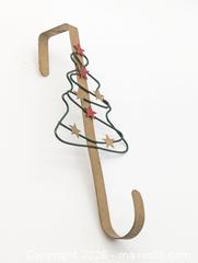 MaxSold Auction: Over-the-Door Wreath Hanger with Wire Christmas / Xmas Tree - Cobourg (Ontario, Canada) SELLER MANAGED Moving Online Auction - Burnham Street