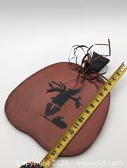 MaxSold Auction: Tellon Collections Decorative Wooden Pumpking Wall Hanging with Scarecrow Silhouette - Cobourg (Ontario, Canada) SELLER MANAGED Moving Online Auction - Burnham Street