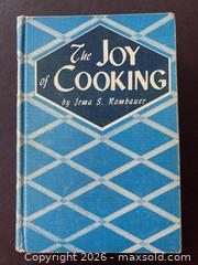 MaxSold Auction: 1940s Edition Of “The Joy Of Cooking” by Irma S. Rombauer - Oxnard (California, USA) PARTNER MANAGED Estate Sale Online Auction - West Fifth Street