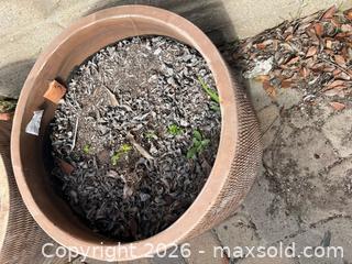 MaxSold Auction: 2 Extra Large Terracotta Planters - Oxnard (California, USA) PARTNER MANAGED Estate Sale Online Auction - West Fifth Street