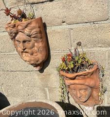 MaxSold Auction: 2 Hanging Planters with Faces - Oxnard (California, USA) PARTNER MANAGED Estate Sale Online Auction - West Fifth Street