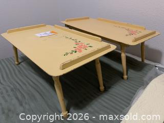 MaxSold Auction: 2 Vintage 40s Golden Rule Line Folding Bed Trays - Oxnard (California, USA) PARTNER MANAGED Estate Sale Online Auction - West Fifth Street