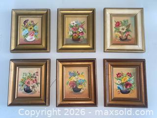 MaxSold Auction: Adorable Original Small Floral Paintings - Oxnard (California, USA) PARTNER MANAGED Estate Sale Online Auction - West Fifth Street