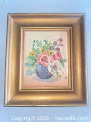MaxSold Auction: Adorable Original Small Floral Paintings - Oxnard (California, USA) PARTNER MANAGED Estate Sale Online Auction - West Fifth Street