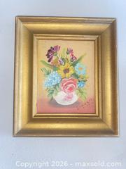 MaxSold Auction: Adorable Original Small Floral Paintings - Oxnard (California, USA) PARTNER MANAGED Estate Sale Online Auction - West Fifth Street