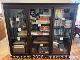 MaxSold Auction: Antique 3 Door Bookcase - Oxnard (California, USA) PARTNER MANAGED Estate Sale Online Auction - West Fifth Street