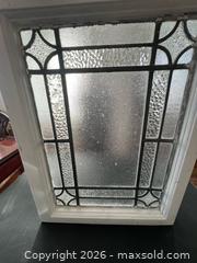 MaxSold Auction: Antique Textured and Cut Glass Window Panel  - Oxnard (California, USA) PARTNER MANAGED Estate Sale Online Auction - West Fifth Street