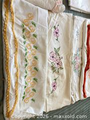 MaxSold Auction: Beautiful Hand Embroidered Pillowcases - Oxnard (California, USA) PARTNER MANAGED Estate Sale Online Auction - West Fifth Street