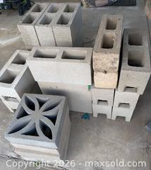 MaxSold Auction: Concrete  Blocks - Many Different Kinds - Oxnard (California, USA) PARTNER MANAGED Estate Sale Online Auction - West Fifth Street