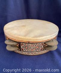 MaxSold Auction: Egyptian Inlaid Musical Wooden Tambourine - Oxnard (California, USA) PARTNER MANAGED Estate Sale Online Auction - West Fifth Street
