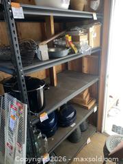 MaxSold Auction: Five Shelf Metal Storage Shelving Unit  - Oxnard (California, USA) PARTNER MANAGED Estate Sale Online Auction - West Fifth Street