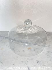 MaxSold Auction: Glass Cake Dome & Vintage Indiana Glass Flower Starburst Cake Plates - Oxnard (California, USA) PARTNER MANAGED Estate Sale Online Auction - West Fifth Street
