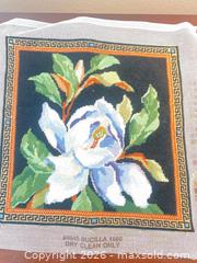 MaxSold Auction: Handmade Floral Needlepoint - Oxnard (California, USA) PARTNER MANAGED Estate Sale Online Auction - West Fifth Street