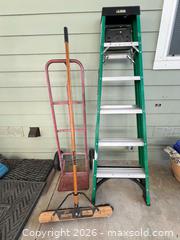 MaxSold Auction: Ladder, Dolly, Broom - Oxnard (California, USA) PARTNER MANAGED Estate Sale Online Auction - West Fifth Street