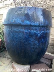 MaxSold Auction: Large Outdoor Glazed Ceramic Planter 22W x 21H - Oxnard (California, USA) PARTNER MANAGED Estate Sale Online Auction - West Fifth Street