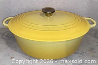 MaxSold Auction: Le Creuset Signature Yellow Oval Dutch Oven - Oxnard (California, USA) PARTNER MANAGED Estate Sale Online Auction - West Fifth Street