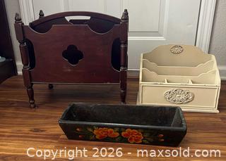 MaxSold Auction: Magazine Rack and Mail Organizers - Oxnard (California, USA) PARTNER MANAGED Estate Sale Online Auction - West Fifth Street