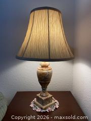 MaxSold Auction: Marble or Onyx Based Lamp with Shade - Oxnard (California, USA) PARTNER MANAGED Estate Sale Online Auction - West Fifth Street