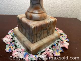 MaxSold Auction: Marble or Onyx Based Lamp with Shade - Oxnard (California, USA) PARTNER MANAGED Estate Sale Online Auction - West Fifth Street