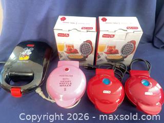 MaxSold Auction: Mini Waffle Makers Disney and More! - Oxnard (California, USA) PARTNER MANAGED Estate Sale Online Auction - West Fifth Street