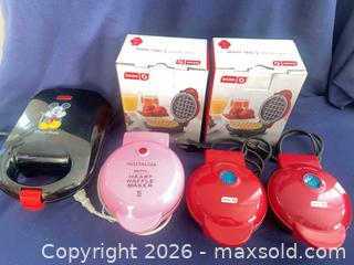 MaxSold Auction: Mini Waffle Makers Disney and More! - Oxnard (California, USA) PARTNER MANAGED Estate Sale Online Auction - West Fifth Street