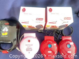 MaxSold Auction: Mini Waffle Makers Disney and More! - Oxnard (California, USA) PARTNER MANAGED Estate Sale Online Auction - West Fifth Street