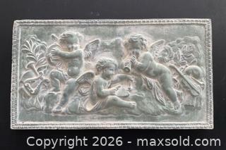 MaxSold Auction: Musical Cherub Cupid Greek Wall Sculpture Plaque - Oxnard (California, USA) PARTNER MANAGED Estate Sale Online Auction - West Fifth Street