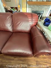 MaxSold Auction: Natuzzi Leather Couch - Oxnard (California, USA) PARTNER MANAGED Estate Sale Online Auction - West Fifth Street