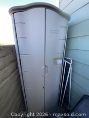 MaxSold Auction: Rubbermaid Outdoor Upright Storage Shed - Oxnard (California, USA) PARTNER MANAGED Estate Sale Online Auction - West Fifth Street